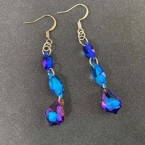 Crystal dangle earrings